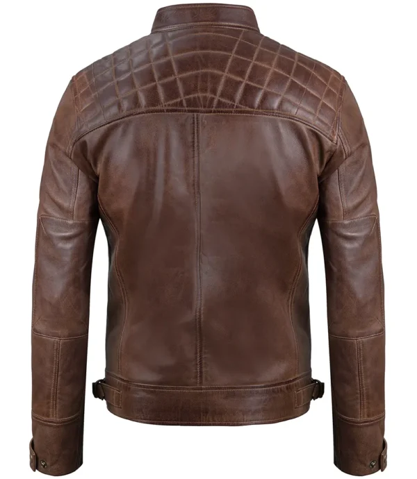 Cafe Men's Leather Motorcycle