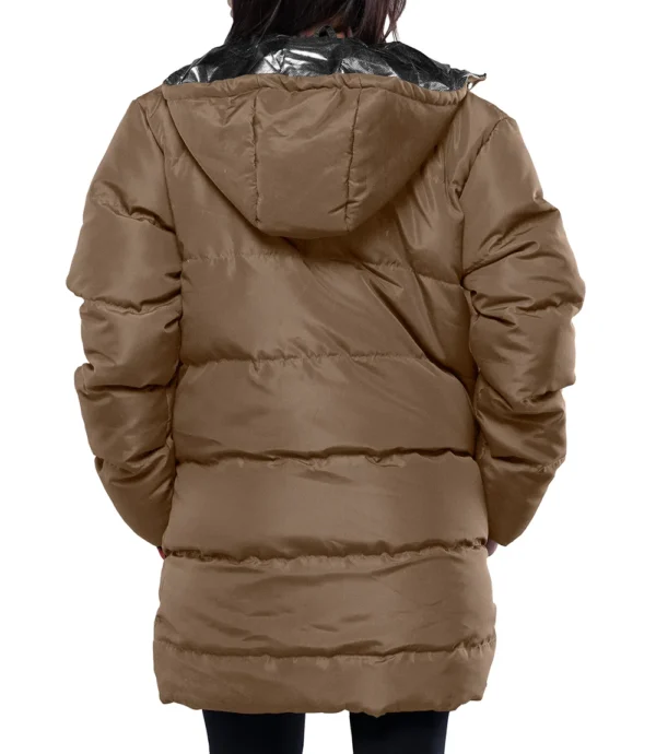 Beige Puffer Coat