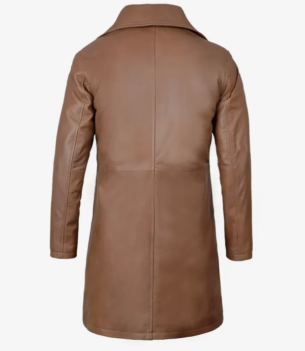 Brown Leather Coat