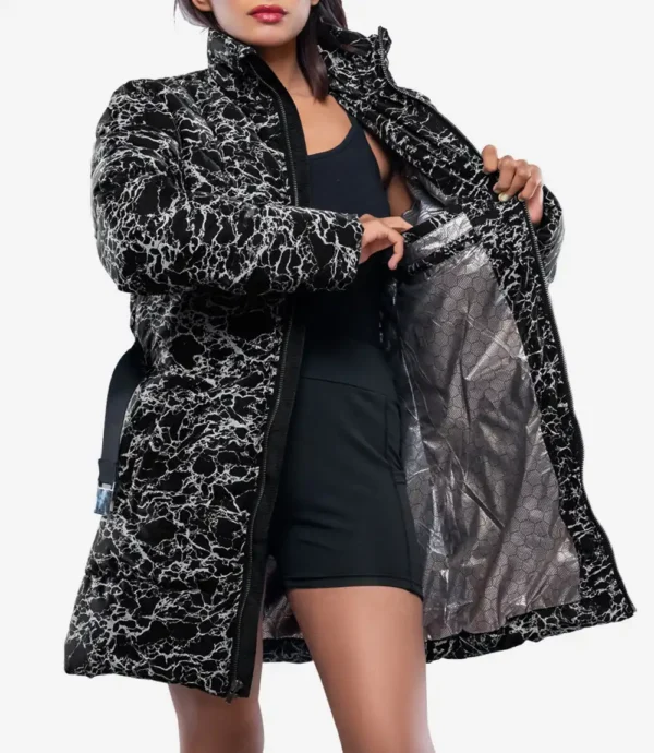 Black Duck Down Coat - Insulated Puffer Jacket