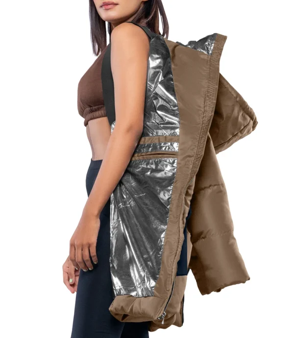 Beige Puffer Coat
